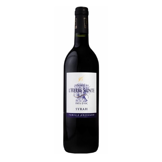 Vin rouge Cabernet Sauvignon Domaine de l'Herbe Sainte - Syrah