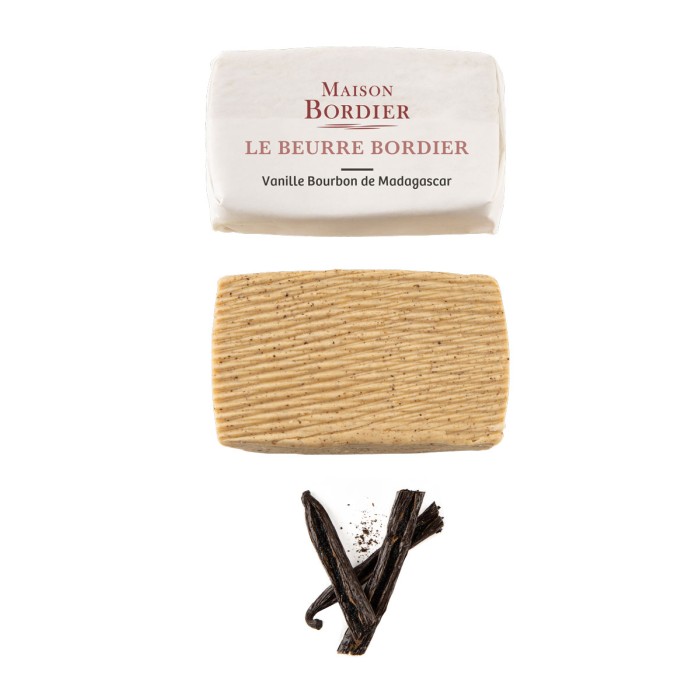 Beurre Bordier à la vanille Bourbon de Madagascar 125gr