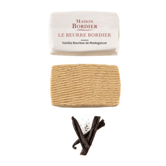 Beurre Bordier à la vanille Bourbon de Madagascar 125gr