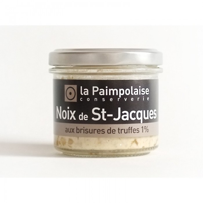 Noix de Saint Jacques aux brisures de truffes 1 %