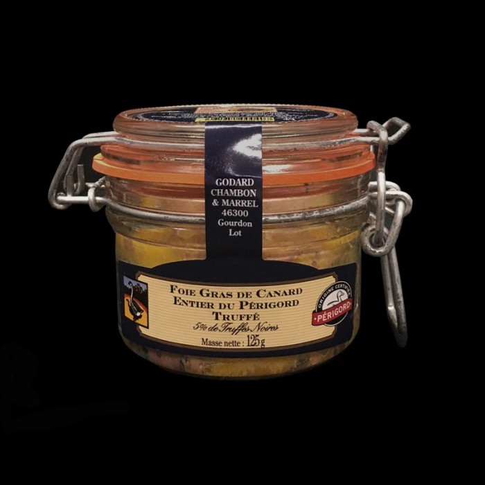 Foie Gras de Canard Entier Truffé du Périgord 125gr