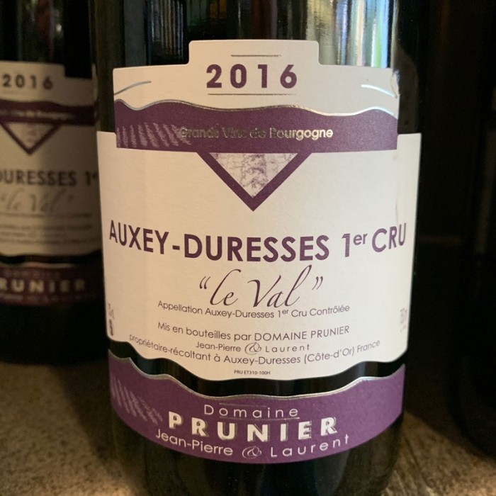 Vin Rouge Auxey-Duresses 1er Cru Vielles vignes