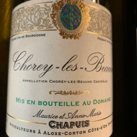 Vin Blanc Chapuis Chorey les Beaunes